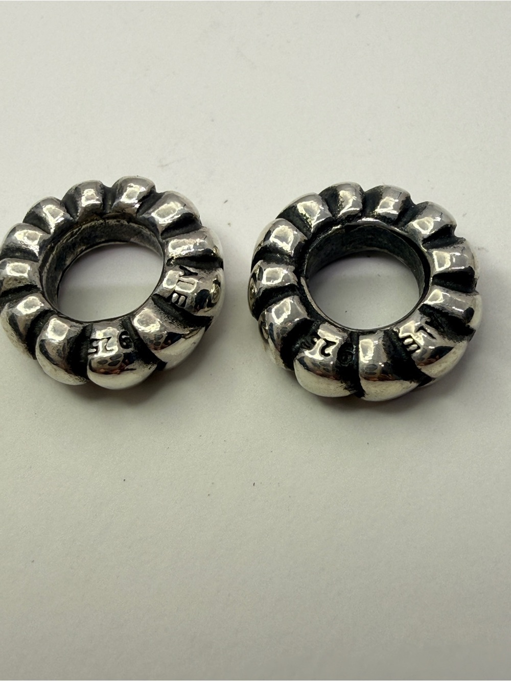 Pandora Heart Row Spacer Charm 790204 Sterling Silver 925 ALE